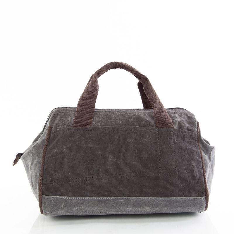 Rugged Waxed Canvas Tool Bag – Personalized Heavy-Duty Gear Carrier