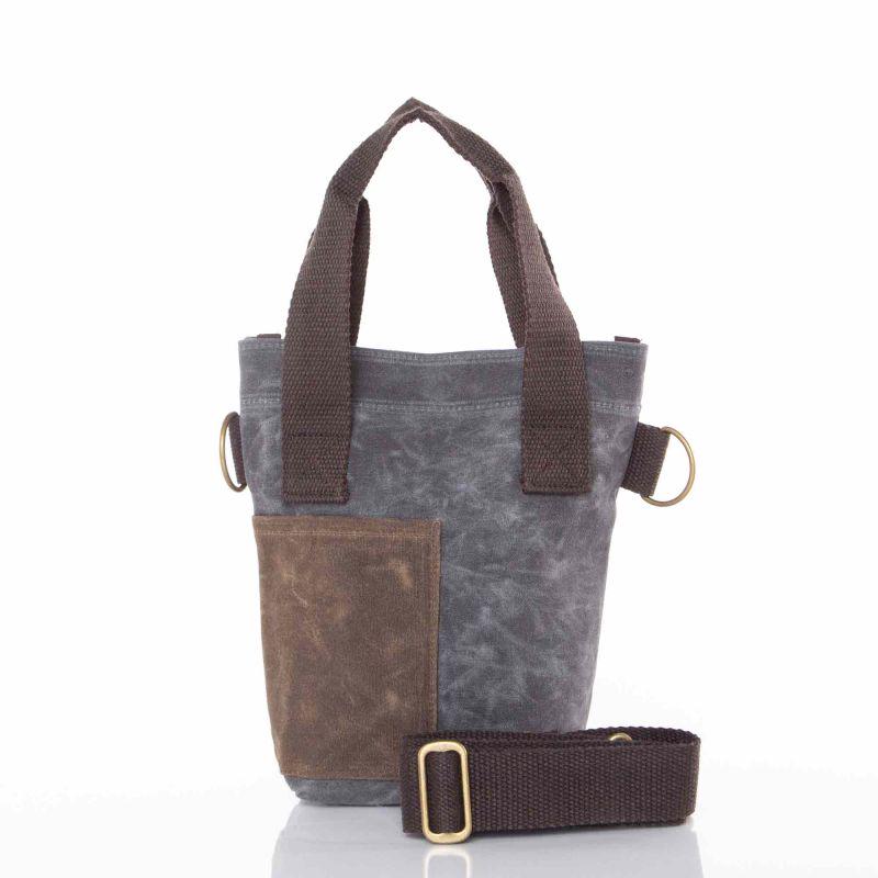 Rugged Waxed Canvas Wine Tote – Personalized Double Bottle Carrier