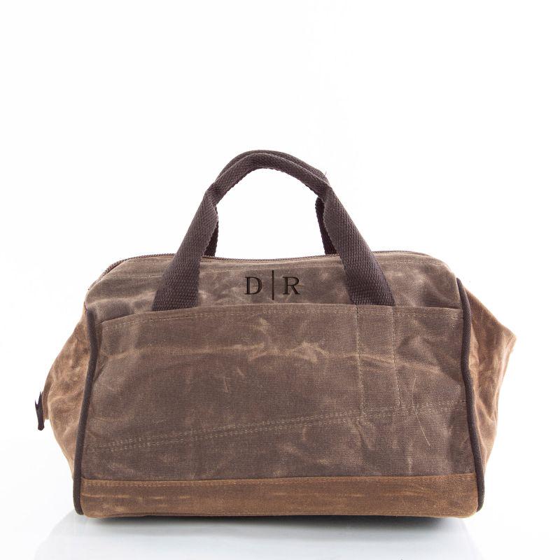 Rugged Waxed Canvas Tool Bag – Personalized Heavy-Duty Gear Carrier