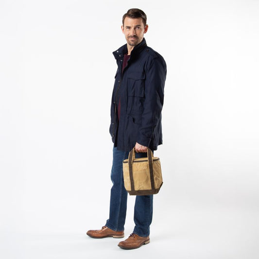 Rugged Waxed Canvas Small Lunch Cooler – Personalized Insulated Tote