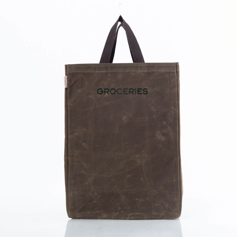 Rugged Waxed Canvas Market Tote – Personalized Everyday Carry