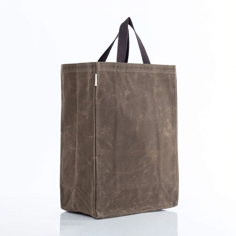Rugged Waxed Canvas Market Tote – Personalized Everyday Carry