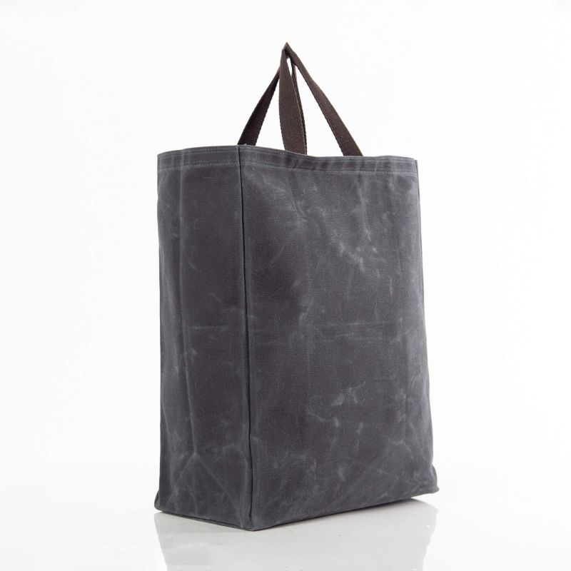 Rugged Waxed Canvas Market Tote – Personalized Everyday Carry