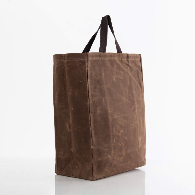 Rugged Waxed Canvas Market Tote – Personalized Everyday Carry