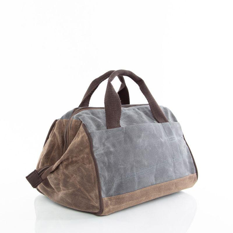 Rugged Waxed Canvas Tool Bag – Personalized Heavy-Duty Gear Carrier
