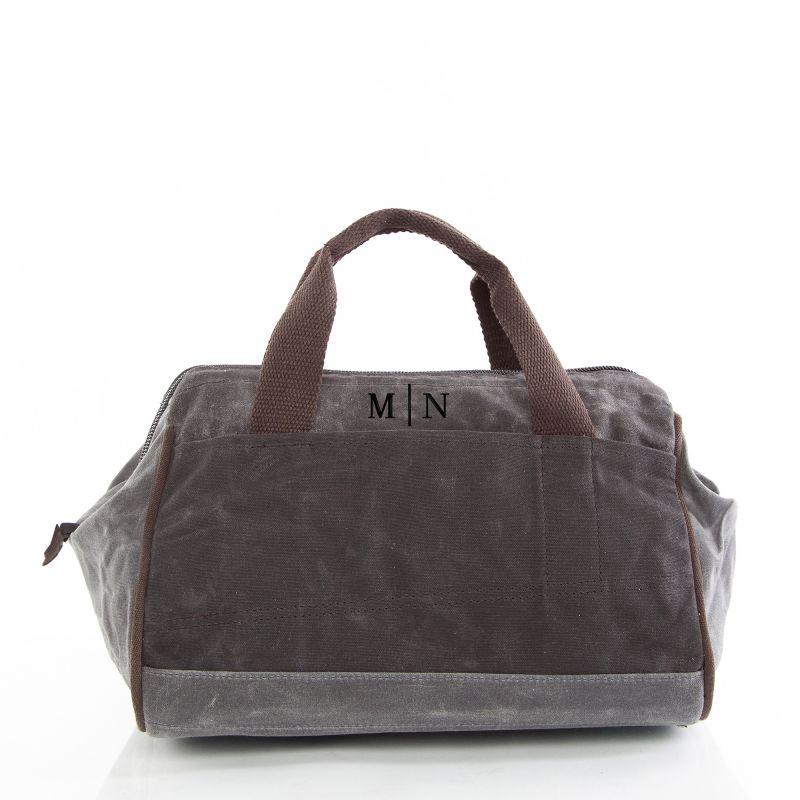 Rugged Waxed Canvas Tool Bag – Personalized Heavy-Duty Gear Carrier
