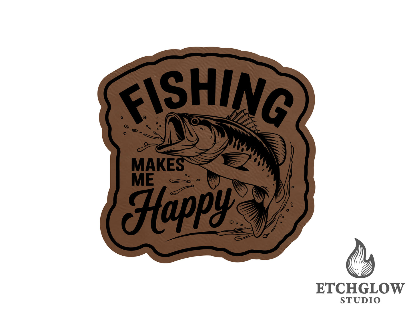 Fishing Makes Me Happy Hat