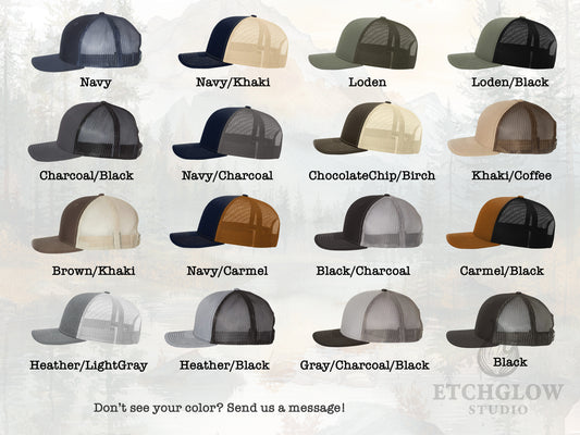 Waving American Flag Trucker Hat