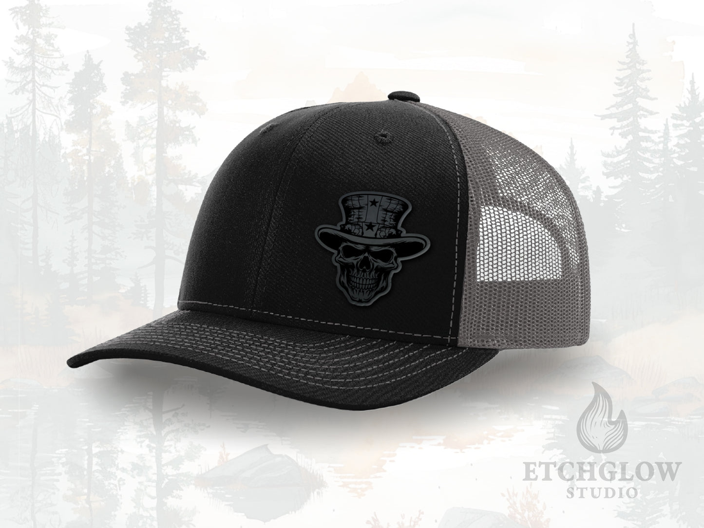 Uncle Sam Skull Ghost Hat