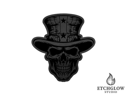 Uncle Sam Skull Ghost Hat