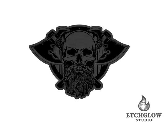 Viking Warrior Skull Ghost Hat