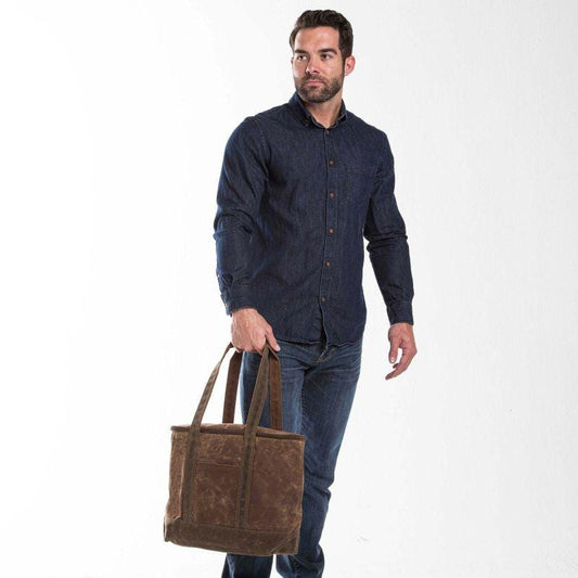 Rugged Waxed Canvas Lunch Large Cooler – Personalized Insulated Tote