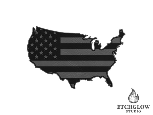 USA Outline Ghost Hat